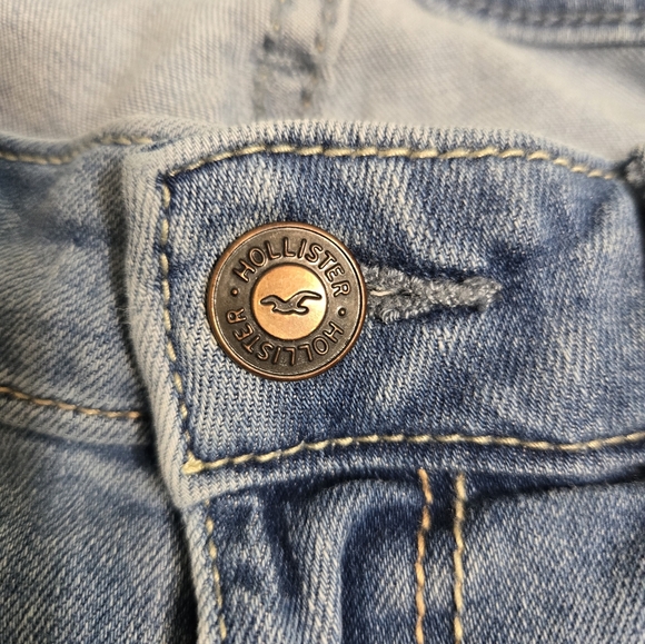 Hollister Womens Blue Jeans Suprr Skinny Low Rise Size 3S W26 L28 - Picture 14 of 16